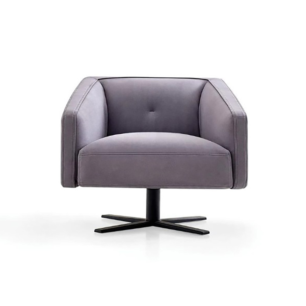 Кресло Enza Home Victoria, вращающееся, цвет серый, размер 90х90х74 см Кресло Enza Home Victoria, вращающееся, цвет серый, размер 90х90х74 см