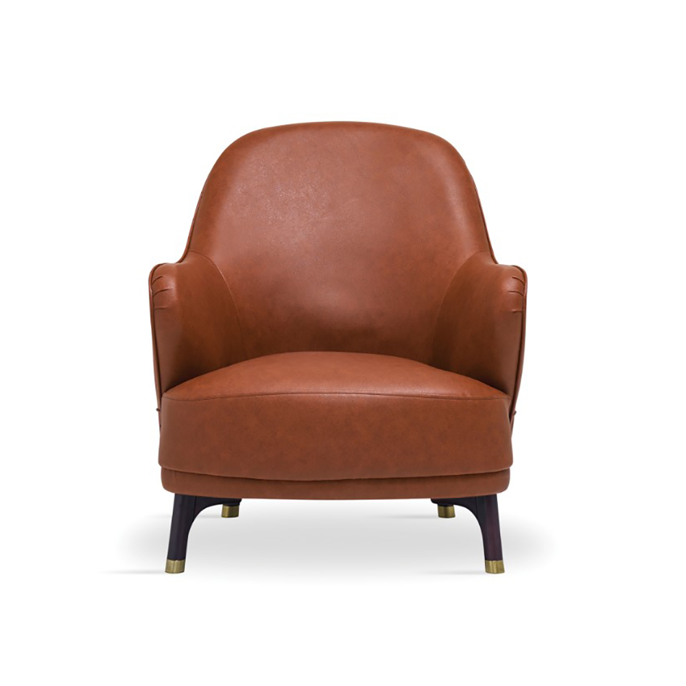 Кресло Enza Home Navona, экокожа, цвет 2009-11501 Dark Brown (антрацит), размер 77х89х88 см