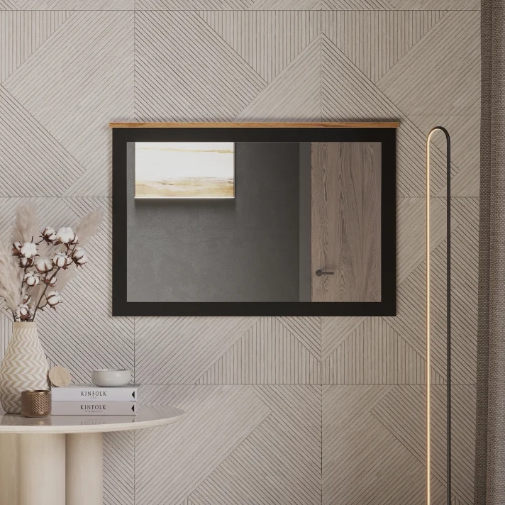 Зеркало БРВ Лофт (Loft), цвет дуб вотан, 92х3х62 см (LUS/90)LUS/90