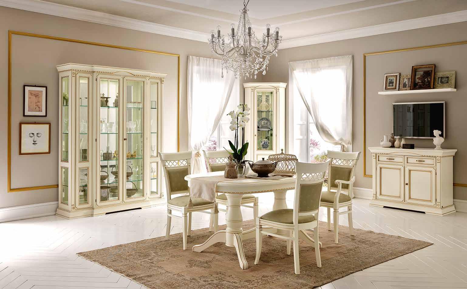 Комод Prama Palazzo Ducale laccato, 2-х дверный, цвет: белый с золотом, 114x52x94 см (71BO04)71BO04