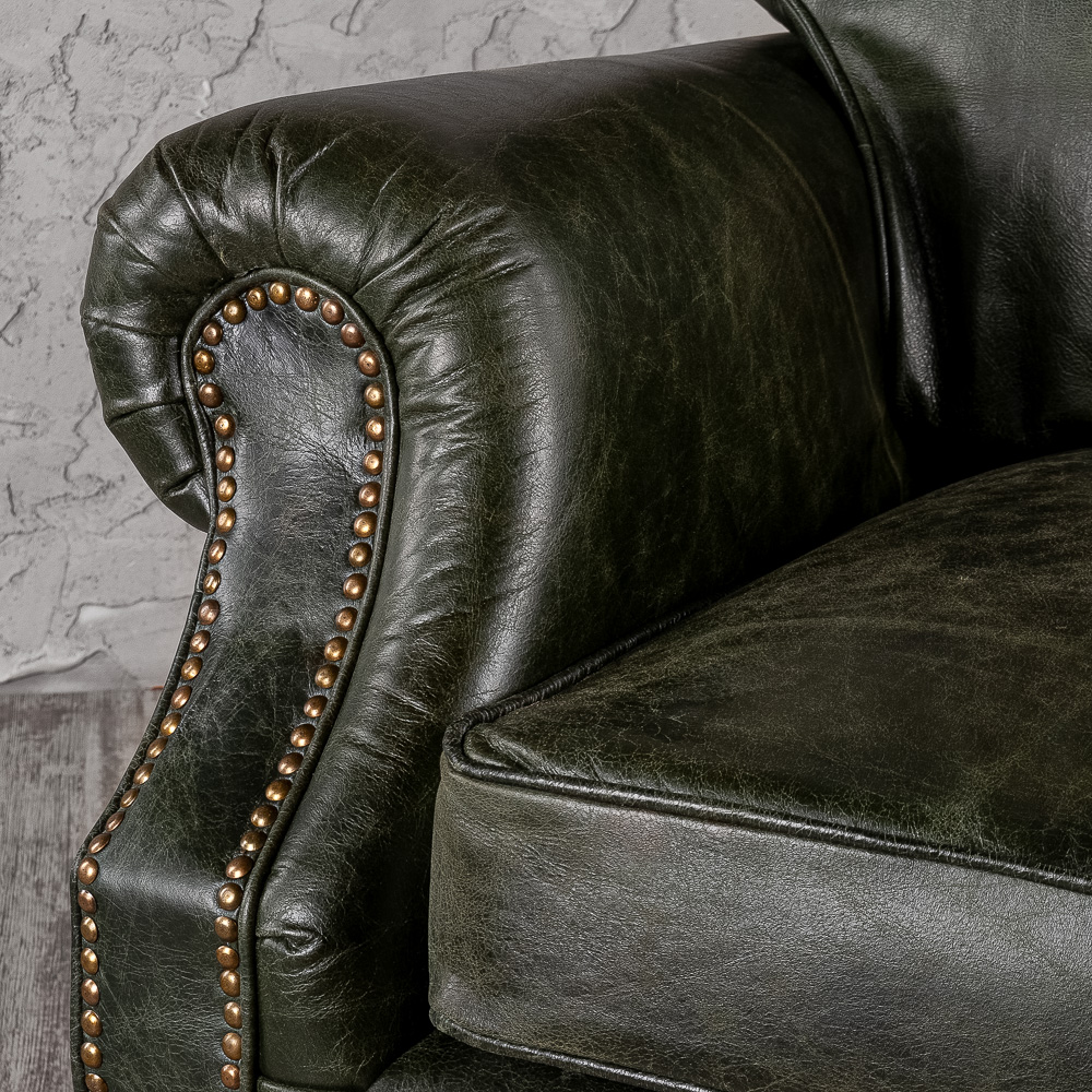 Кресло кожаное Gandy Aristokrat, размер 107х108х95 см (01703)01703