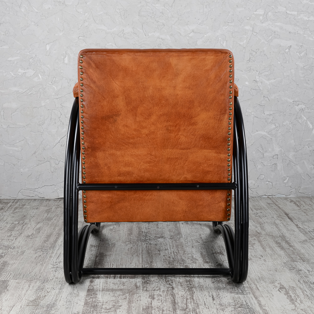 Кресло кожаное Gandy Stil, размер 65х82х86 см (02137)02137