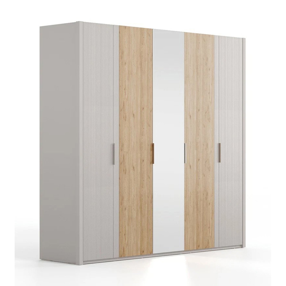 Шкаф платяной Enza Home Cante, 5-ти дверный, размер 226x61x221 см55555000003102 Шкаф платяной Enza Home Cante, 5-ти дверный, размер 226x61x221 см55555000003102