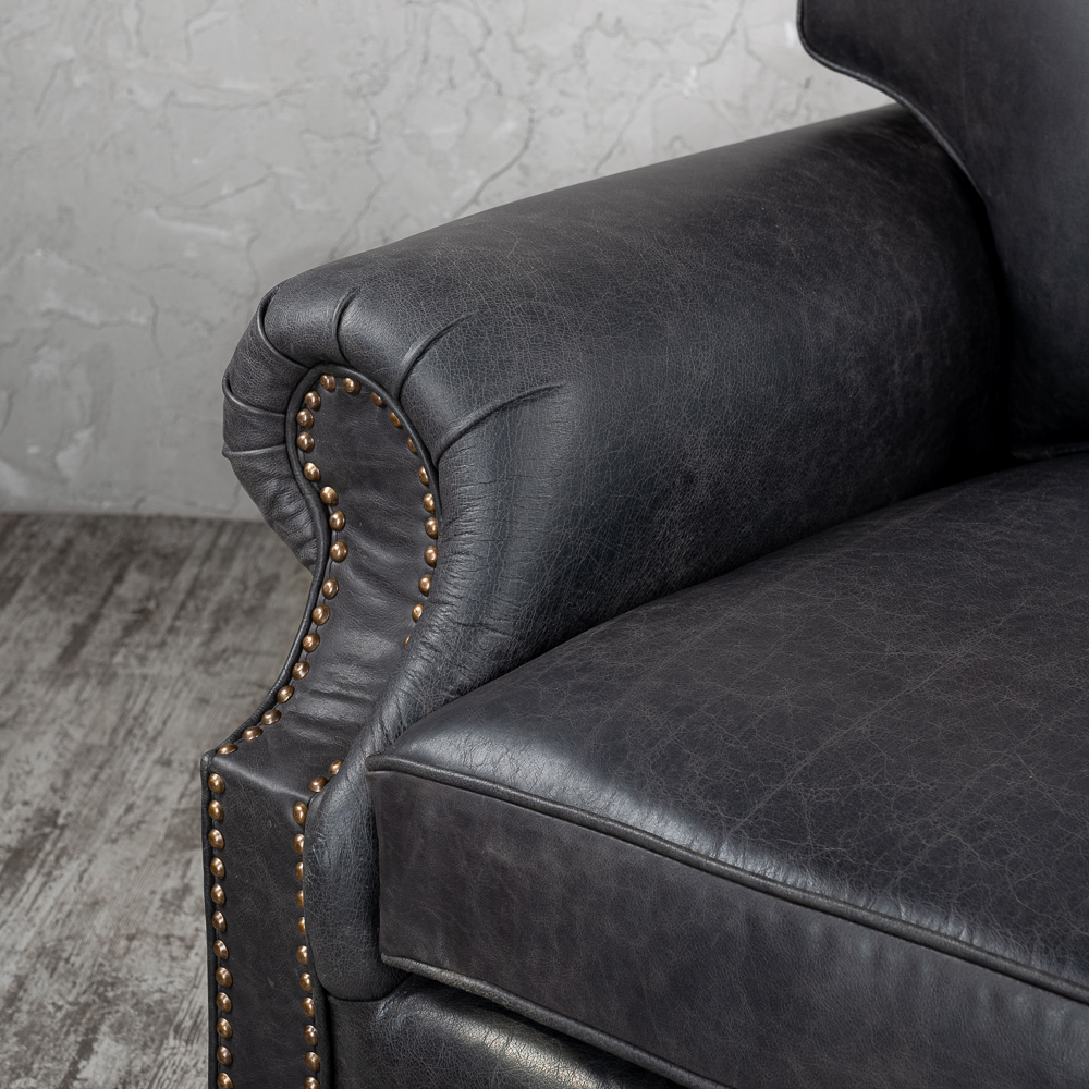 Кресло кожаное Gandy Aristokrat, размер 110х108х95 см (02140)02140