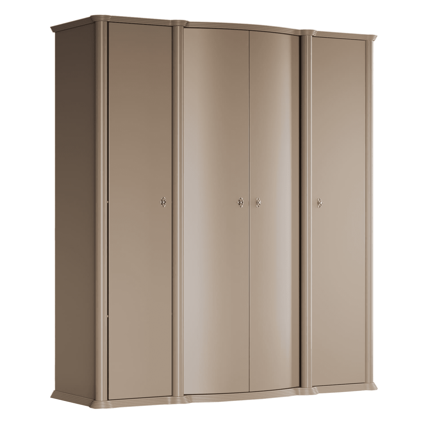 Шкаф четырёхдверный Арида София, цвет бежевый, размер 190х72х226 см. Шкаф четырёхдверный Арида София, цвет бежевый, размер 190х72х226 см.