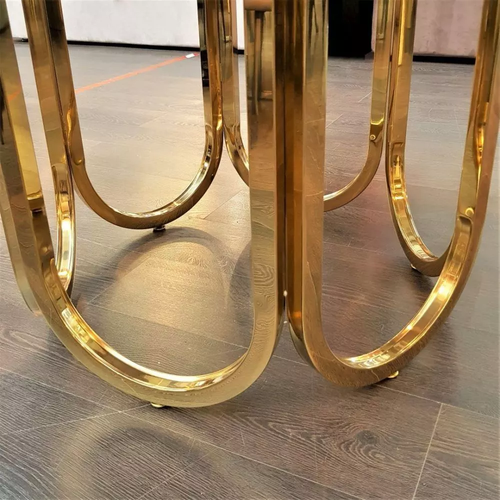 Стол обеденный круглый IST-CASA Лори F-1386-1, размер 122х122х76 см, цвет: перламутровый мрамор (F-1386-1casa)F-1386-1casa Стол обеденный круглый IST-CASA Лори F-1386-1, размер 122х122х76 см, цвет: перламутровый мрамор (F-1386-1casa)F-1386-1casa