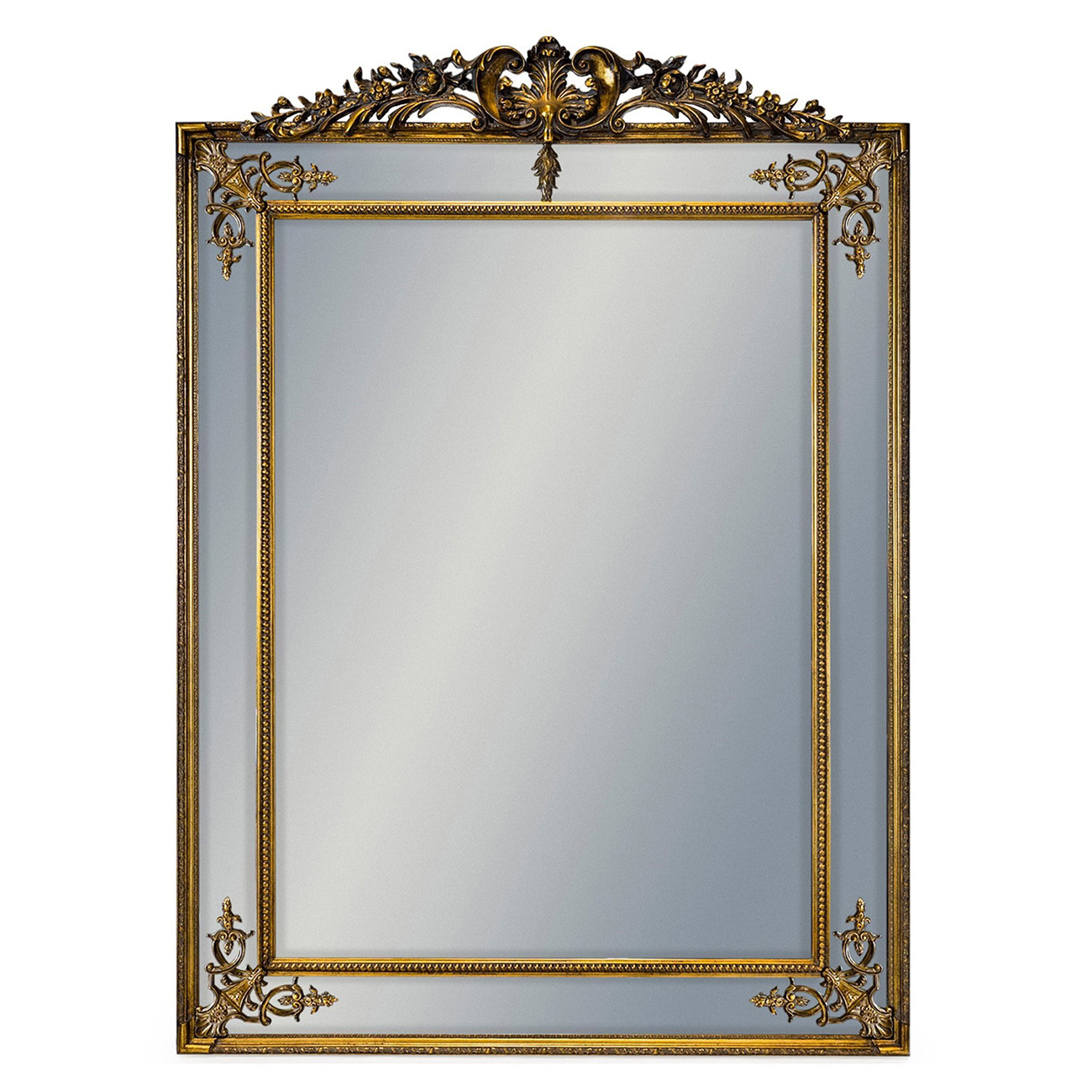 Напольное зеркало Louvrehome "Дилан" Antique Gold/28, размер 136х200х7 (LH144HDG)LH144HDG