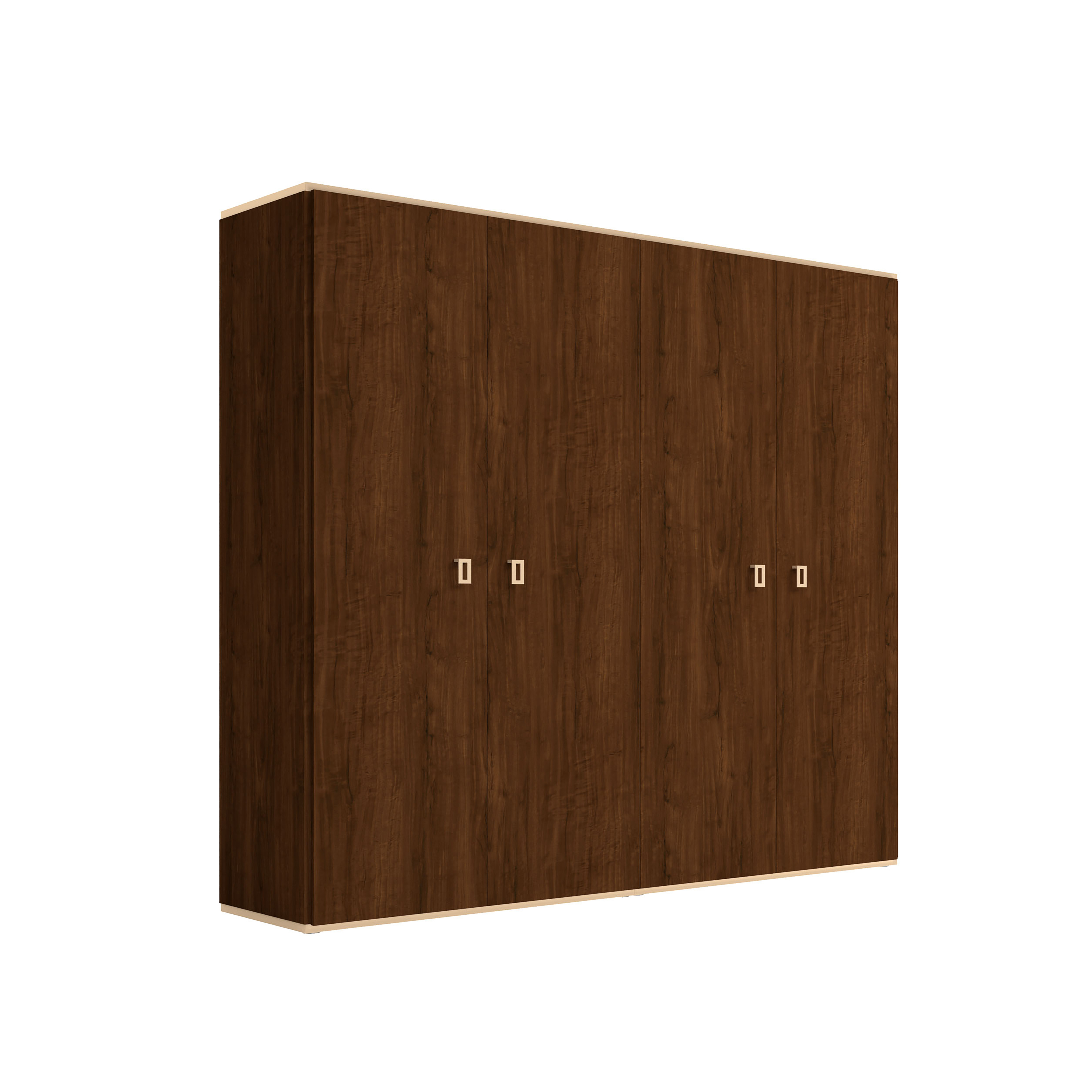 Шкаф Status Eva, четырёхдверный, цвет орех, 217x61x232 см (EABNOAR01)EABNOAR01