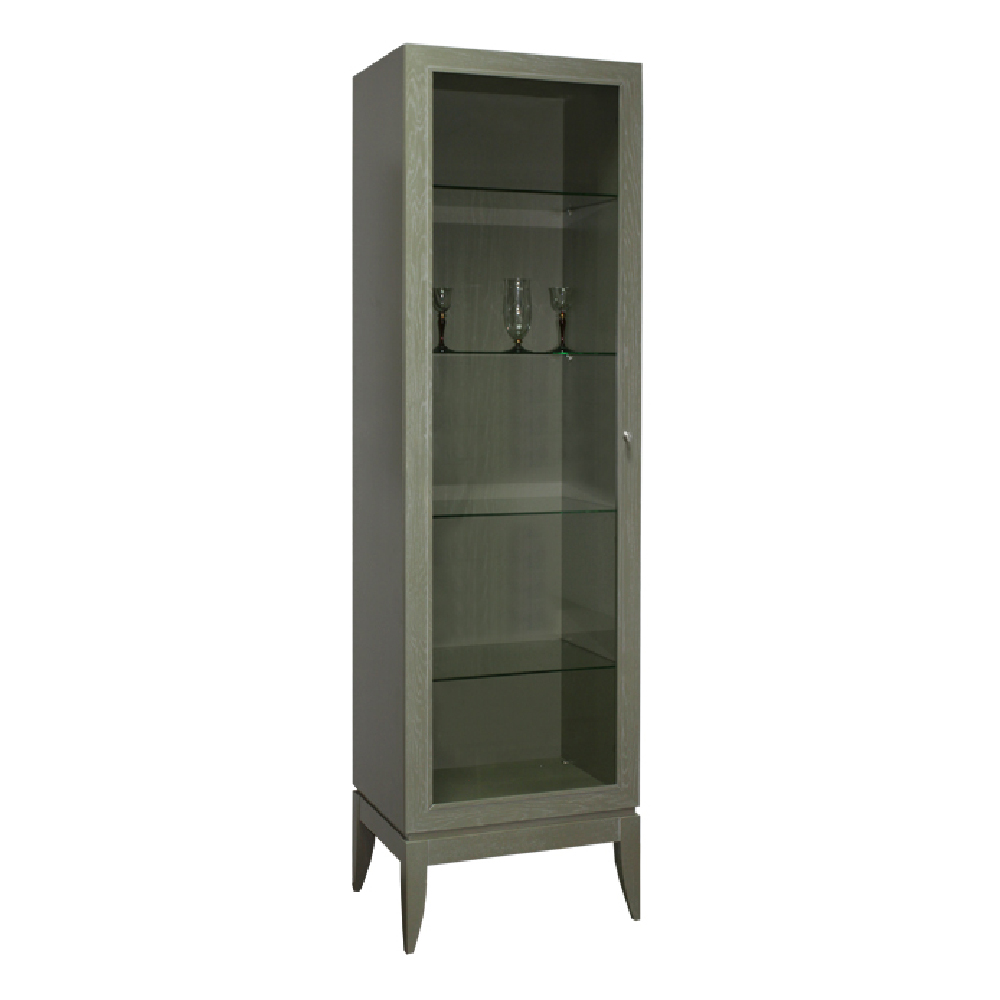 Витрина Молодечномебель Орта, 58x54x207 см, цвет: олива + БП (ММ-389-01С)ММ-389-01С