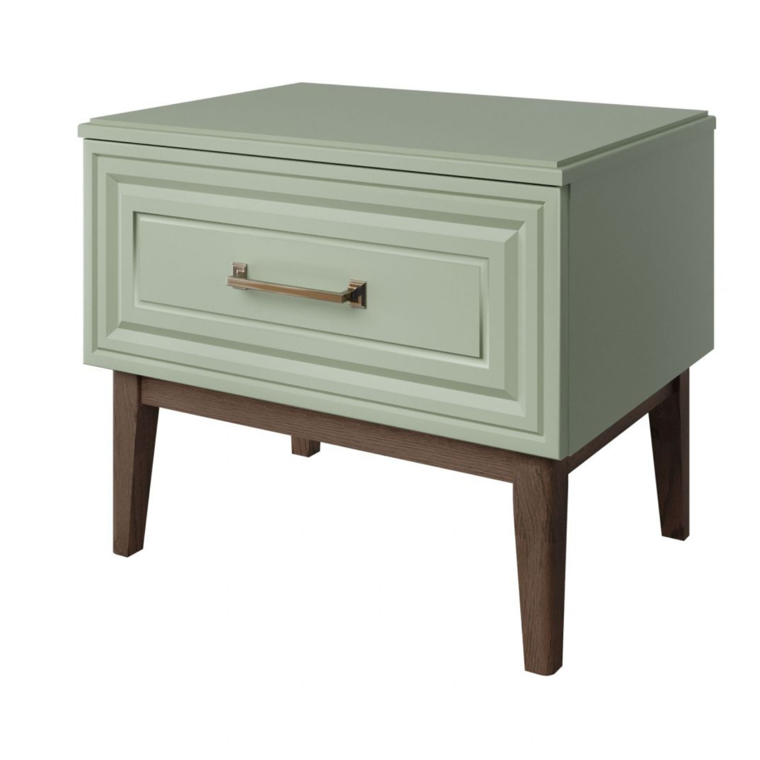 Тумба прикроватная Bravo Гориция, цвет: зеленый самшит, размер 55х41х46 см