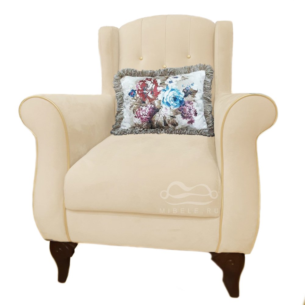Кресло Bellona Astoria, цвет: кремовый (ASTR-03-P-BR-B0025)ASTR-03-P