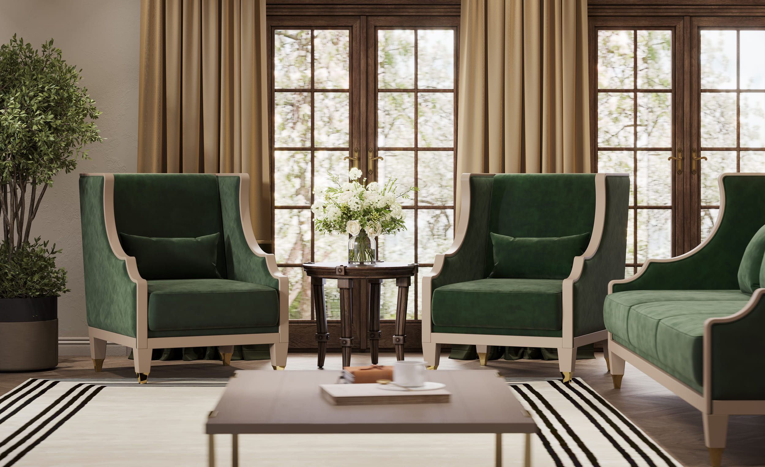 Кресло Арида София, цвет бежевый, 69х90х960 см Кресло Арида София, цвет бежевый, 69х90х960 см