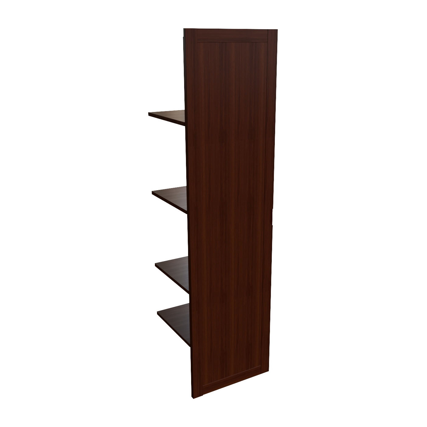 Наполнение одност. шкафа с дерев. дверцей и вешалкой Multi-Office, размер 43x42x188 см, цвет: тёмный орех22554 Наполнение одност. шкафа с дерев. дверцей и вешалкой Multi-Office, размер 43x42x188 см, цвет: тёмный орех22554