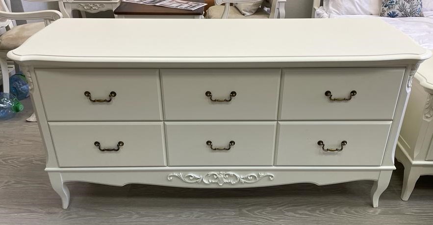 Консоль Aletan Provence Wood, 6 ящиков, цвет: черный-дерево 156х52х96,5 см (W906BL)W906BL Консоль Aletan Provence Wood, 6 ящиков, цвет: черный-дерево 156х52х96,5 см (W906BL)W906BL