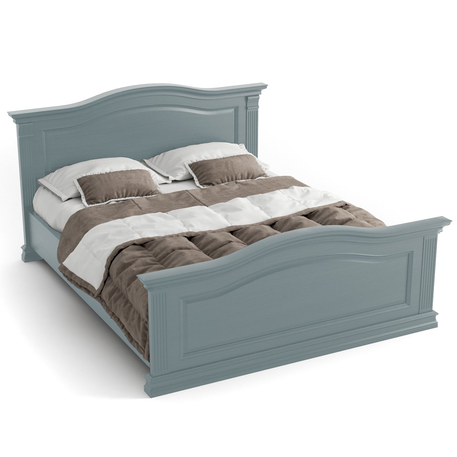 Кровать SDK Home Rimar, 140 / 160/ 180 x200, цвет лагуна RM.M21.164х21.U.L