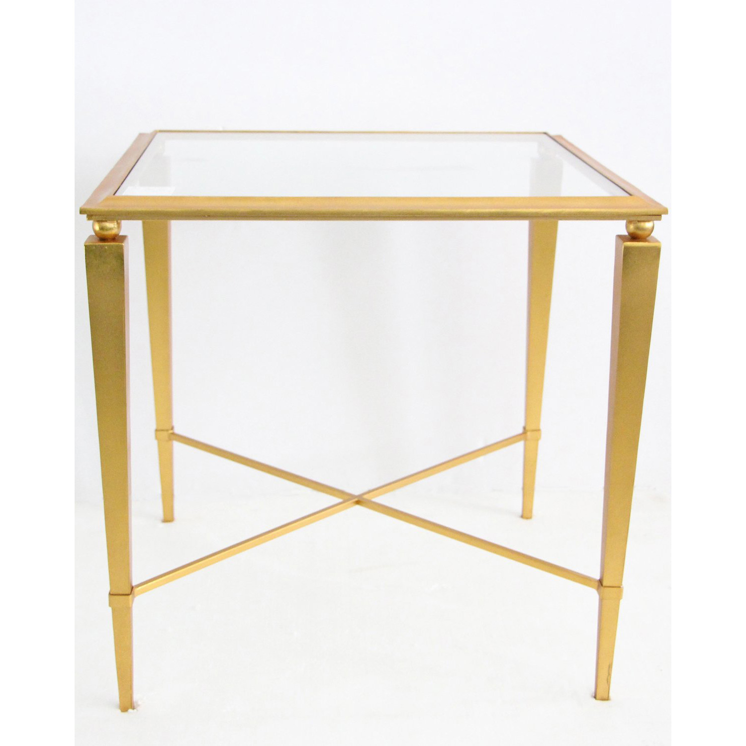 Стол журнальный приставной Louvrehome "Мауро" gold, размер 60х60х61 (LHST3053G)LHST3053G