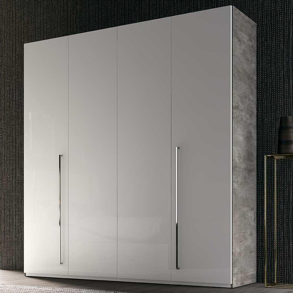 Шкаф Status Treviso, четырёхдверный, цвет серый, 216х60х230 см (ERTRBWHAR04)ERTRBWHAR04