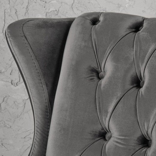 Кресло Armesse Floransa, 77x81x96 см цвет: серый (01459)