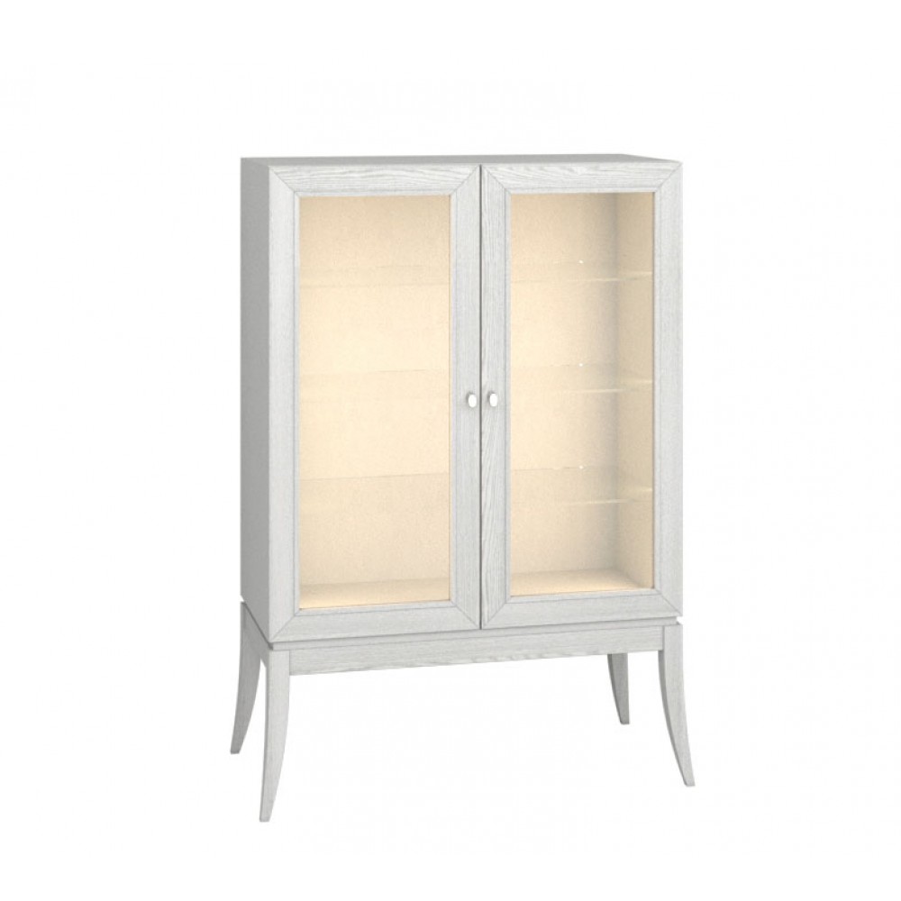 Витрина Молодечномебель Орта, 89x45x129 см, цвет: айвори + БП (ММ-389-07)ММ-389-07