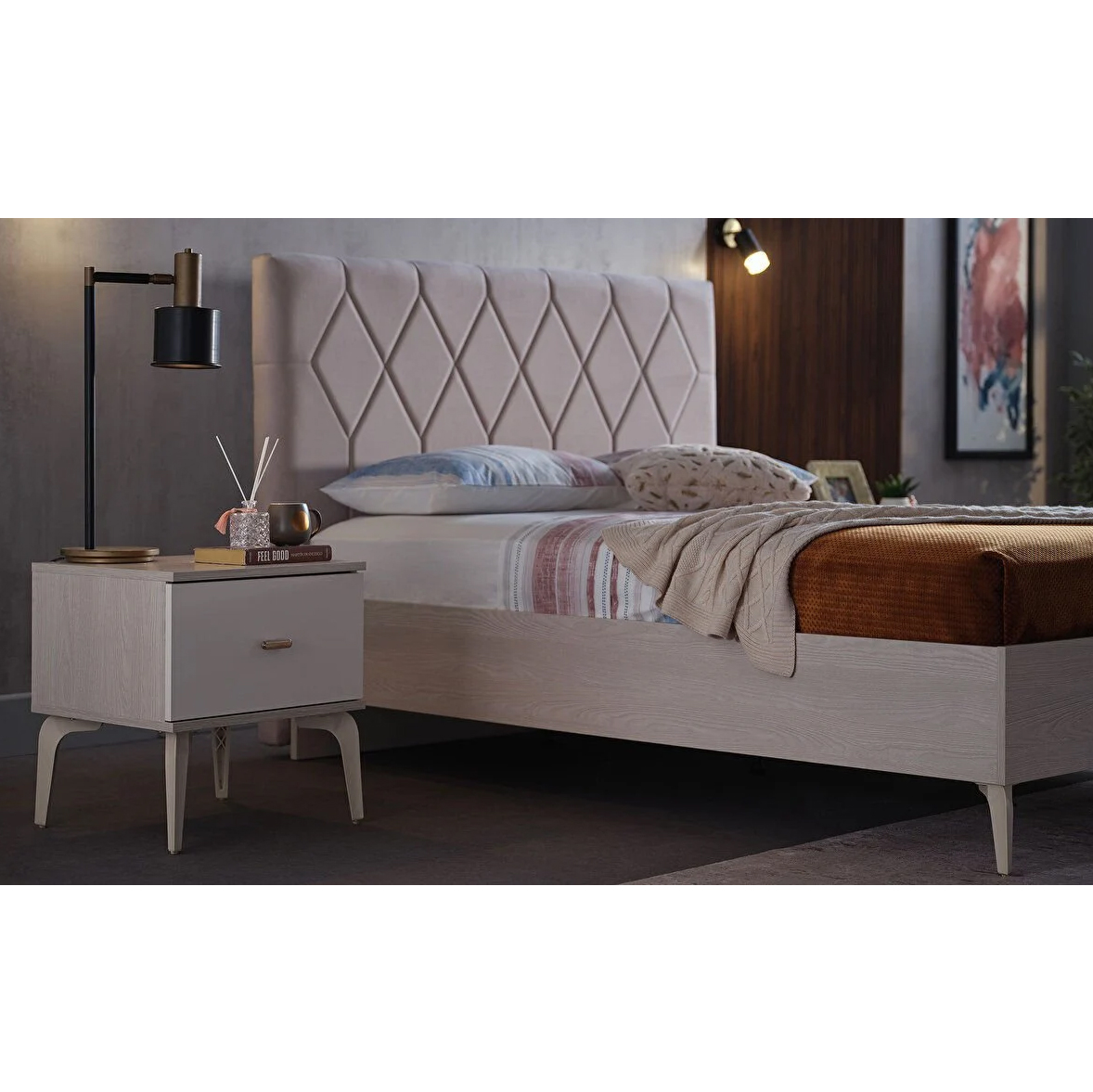 Тумбочка прикроватная Bellona Palermo, размер 50x46x54 см (PALR-27)PALR-27 Тумбочка прикроватная Bellona Palermo, размер 50x46x54 см (PALR-27)PALR-27