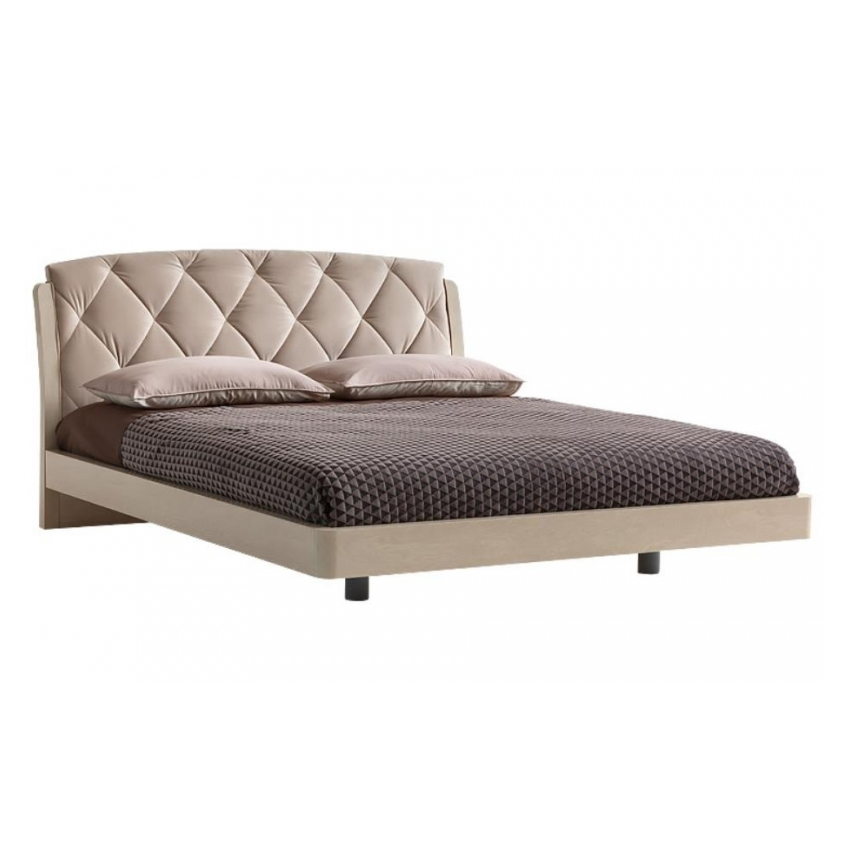 Кровать SLAY Camelgroup, ткань арт.801 col Crema 104, 160x200 см, цвет: янтарная береза (154LET.69BS)154LET.69BS