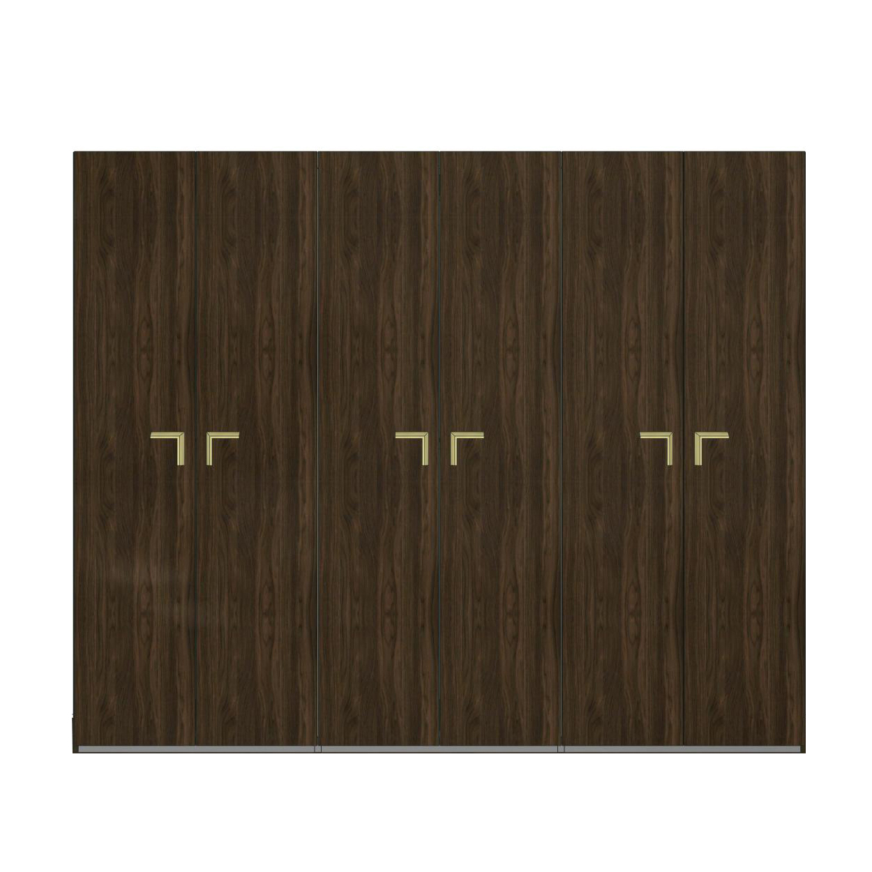 Шкаф платяной Camelgroup Smart Noce Patrizio, 6-х дверный, без зеркал, цвет: грецкий орех, 278x60x228 см (162AR6.03NP)162AR6.03NP