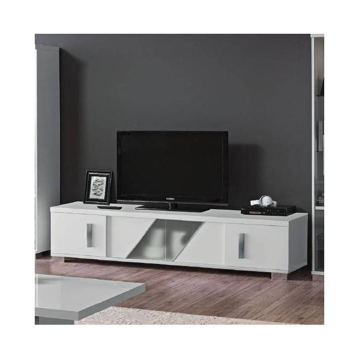 Тумба ТВ Status Lisa, четырёхдверная, цвет White, размер 202x48x45 см (LIDWHPT01)LIDWHPT01