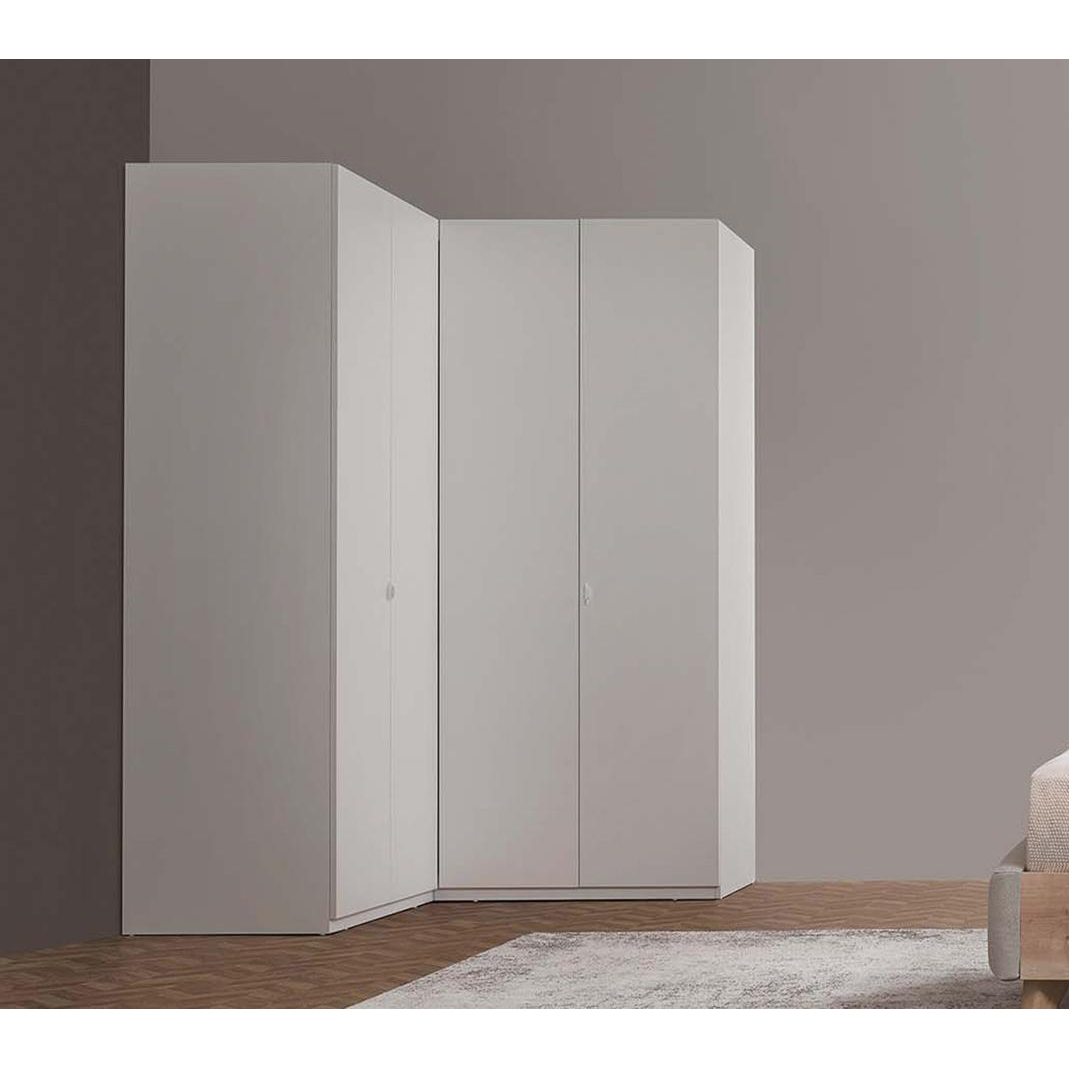 Шкаф платяной Enza Home Polka, угловой, размер 152х152х222 см (EH56251)EH56251