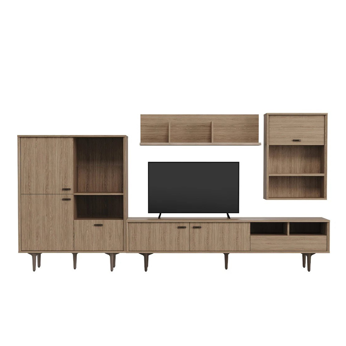 Шкаф книжный Enza Home Paloma, размер 110х48х140 см55555000003244 Шкаф книжный Enza Home Paloma, размер 110х48х140 см55555000003244