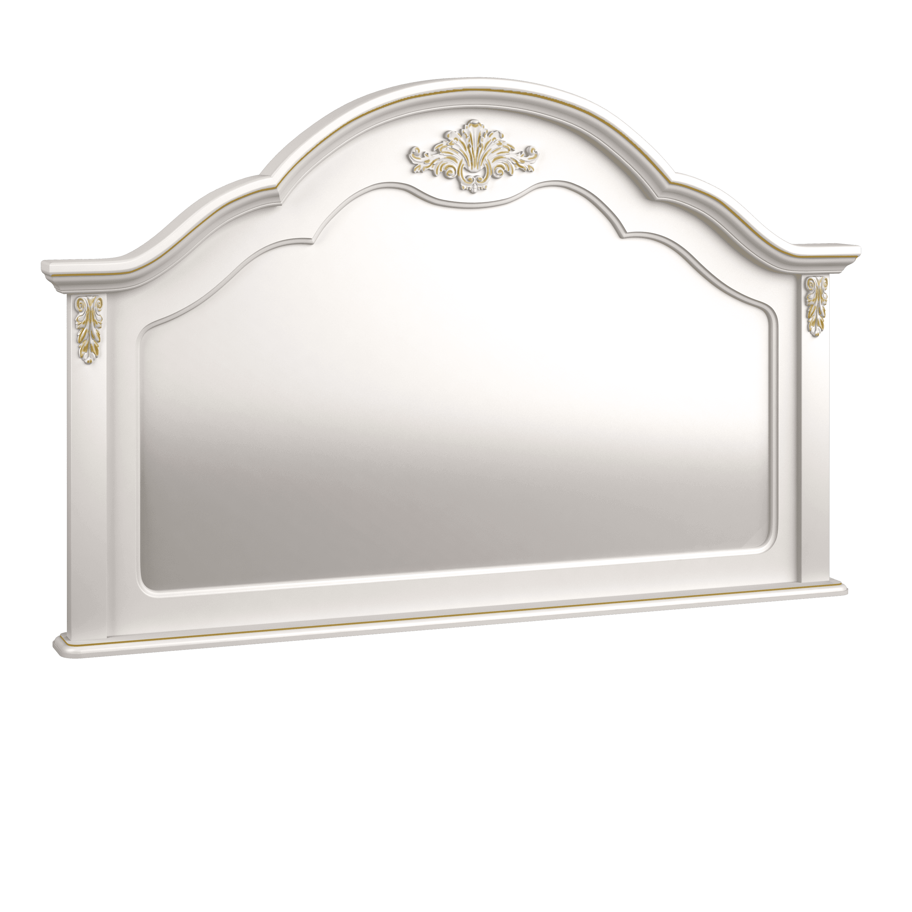 Зеркало к комоду Aletan Provence, цвет: слоновая кость-золото (B104G)B104G