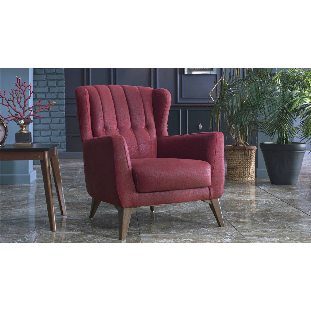 Кресло Bellona Luca, цвет: красный, размер 81х96х92 см (LUCA-01)LUCA-01