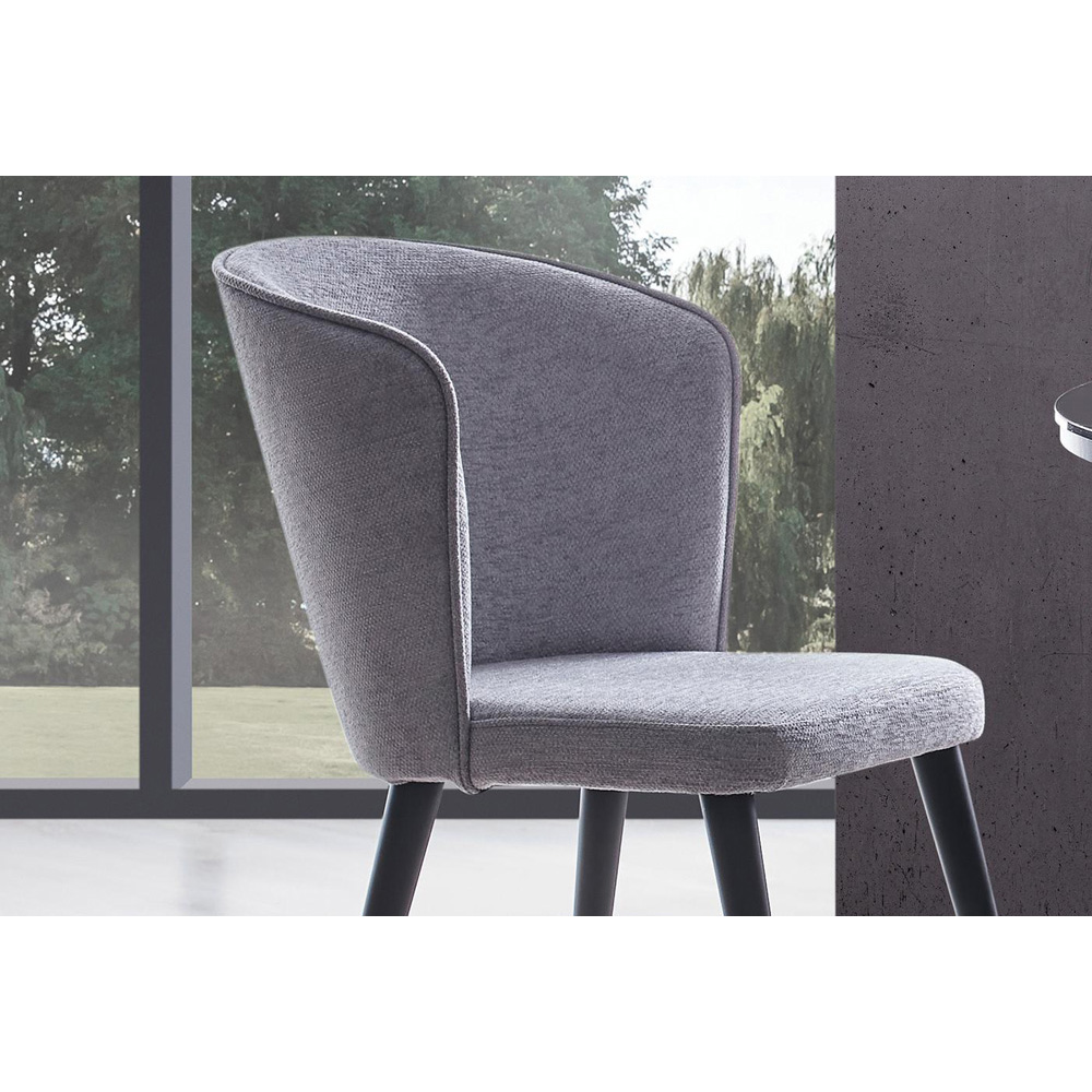 Стул серый Enza Home Legato, размер 56х64х86 см1815011361448 Стул серый Enza Home Legato, размер 56х64х86 см1815011361448