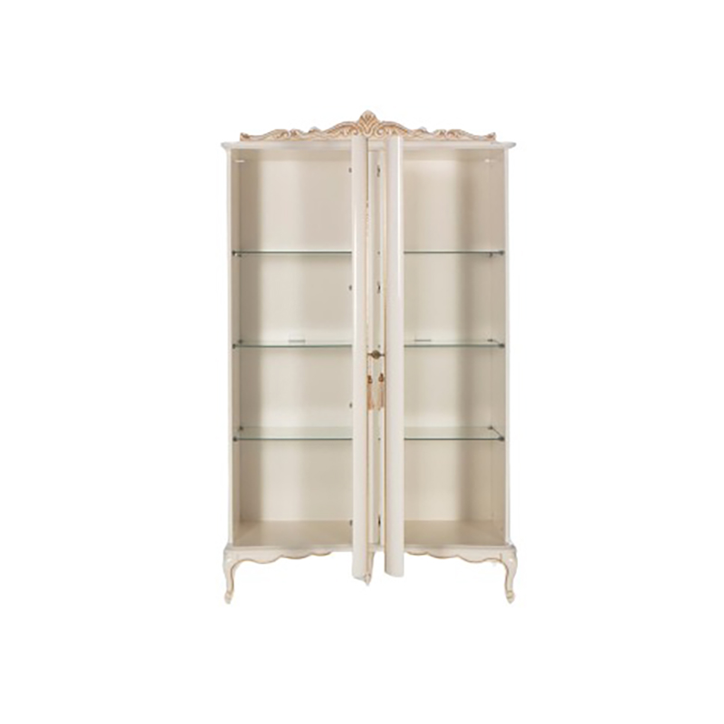 Шкаф для посуды Bellona Mariana, двухдверный, цвет: белый, размер 120х51х197 см (MARI-13)MARI-13