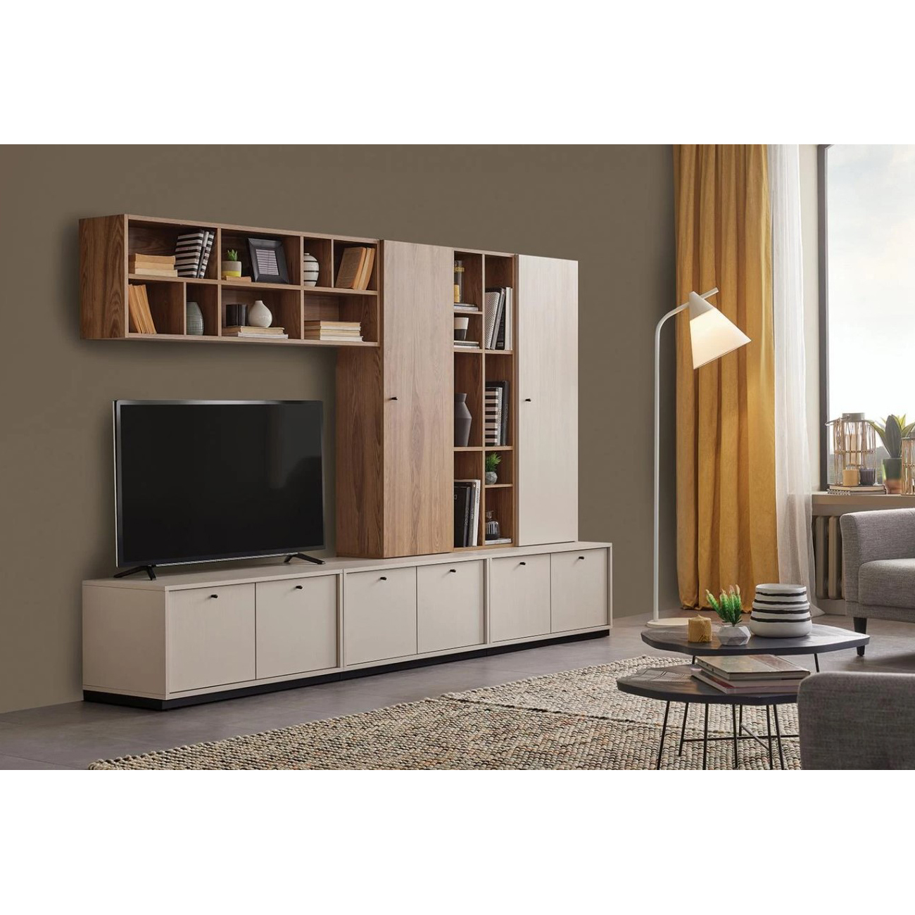 ТВ композиция №3 Enza Home Loreto, размер 281x48x186 см55555000001091+55555000001091+55555000001091+55555000001105+55555000001106+55555000001107+55555000001107 ТВ композиция №3 Enza Home Loreto, размер 281x48x186 см55555000001091+55555000001091+55555000001091+55555000001105+55555000001106+55555000001107+55555000001107