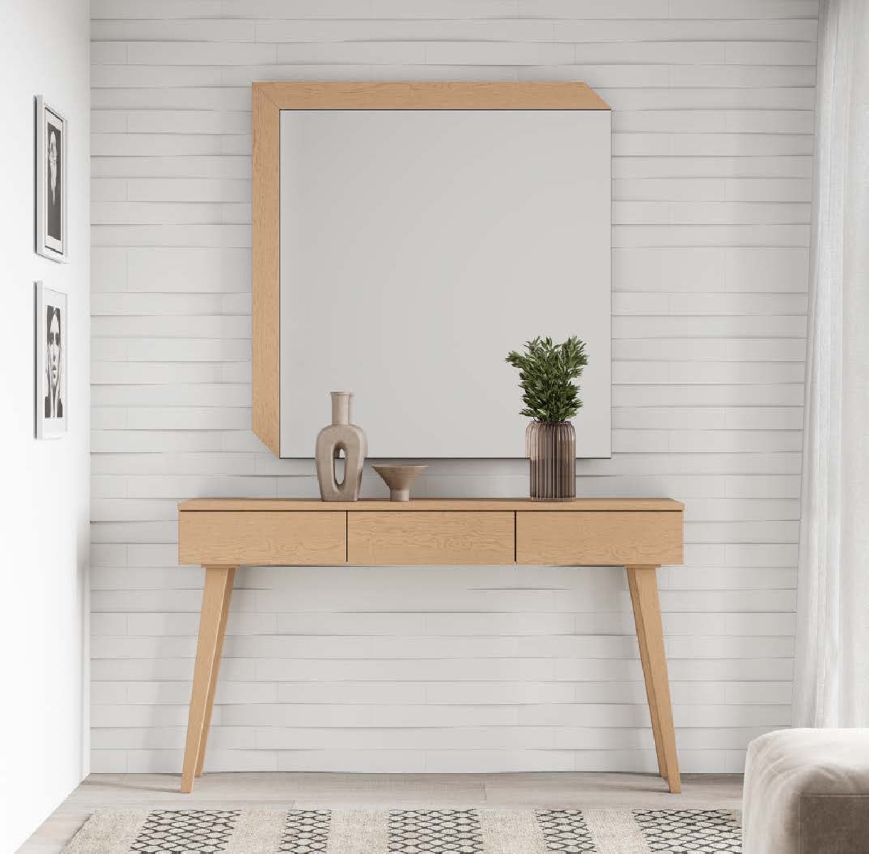 Зеркало с рамой Disemobel Kendra, цвет Roble Seda, размер 105x2x110 см (4087)4087 Зеркало с рамой Disemobel Kendra, цвет Roble Seda, размер 105x2x110 см (4087)4087