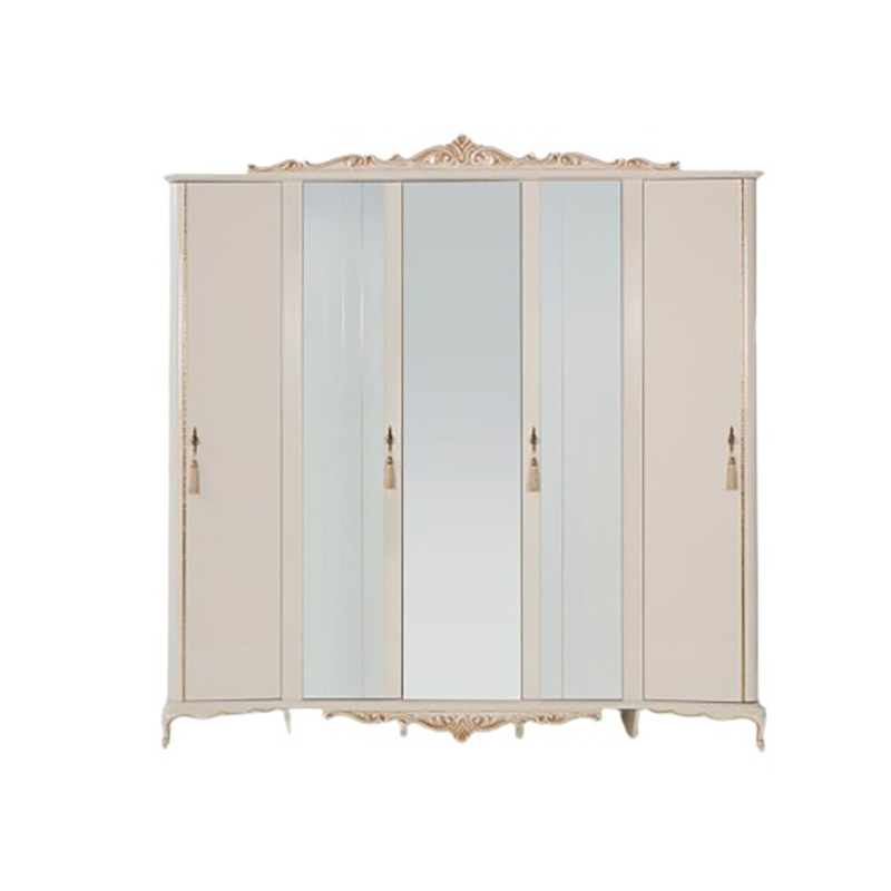 Шкаф Bellona Mariana, пятидверный, цвет: белый, размер 230х66х230 см (MARI-33)MARI-33