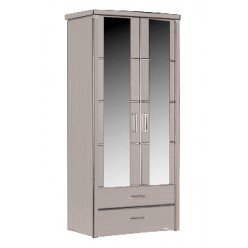 Шкаф платяной Bellona Mira, 2-х дверный, цвет: белый (MIRA-22-OP-N/22DVA2002OPOP) остаткиMIRA-22