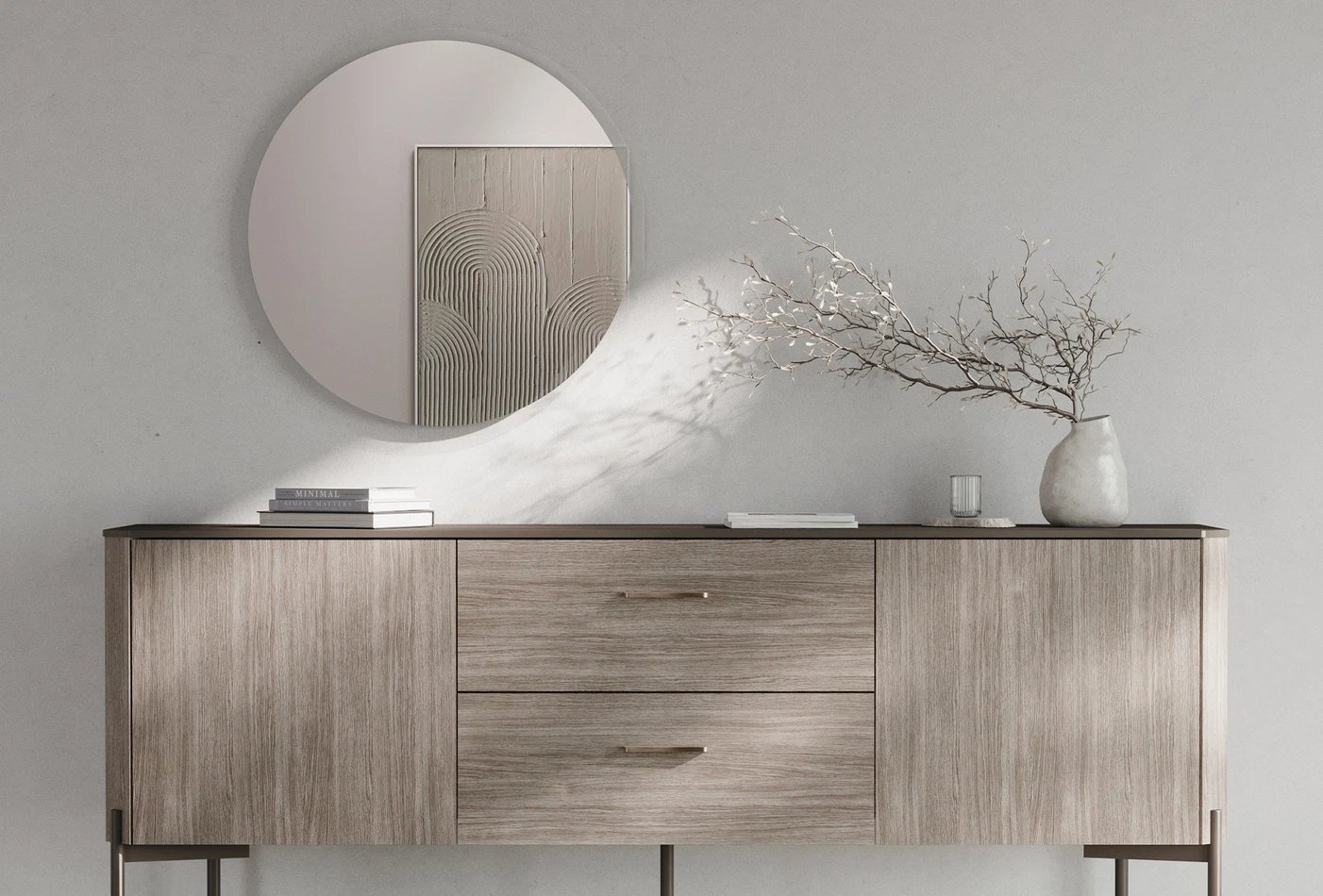 Комод-прилавок Enza Home Varena, размер 202х48х82 см55555000003050 Комод-прилавок Enza Home Varena, размер 202х48х82 см55555000003050