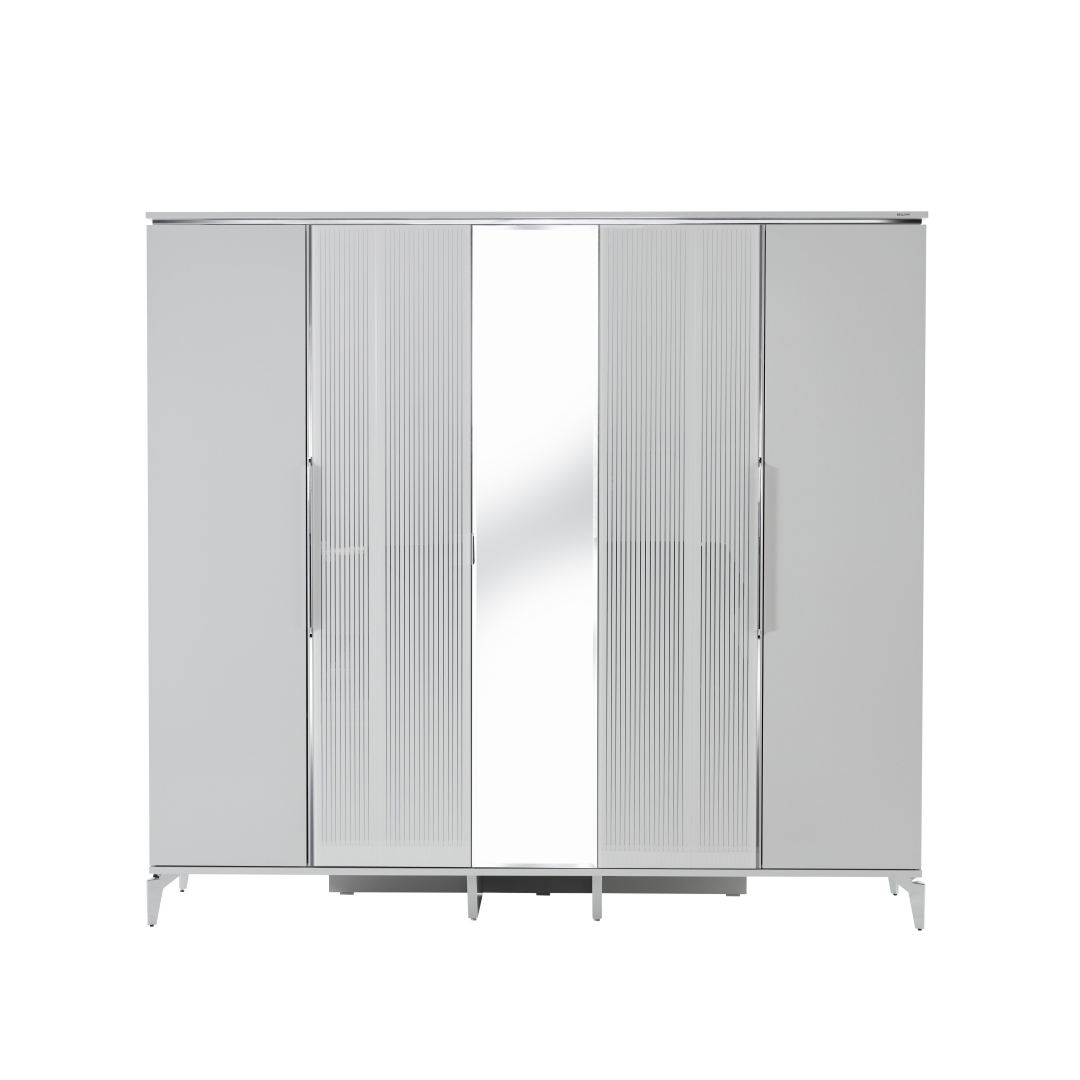 Шкаф платяной Bellona Loretto, 5-ти дверный, размер 239х60х221 см (LORET-33)LORET-33