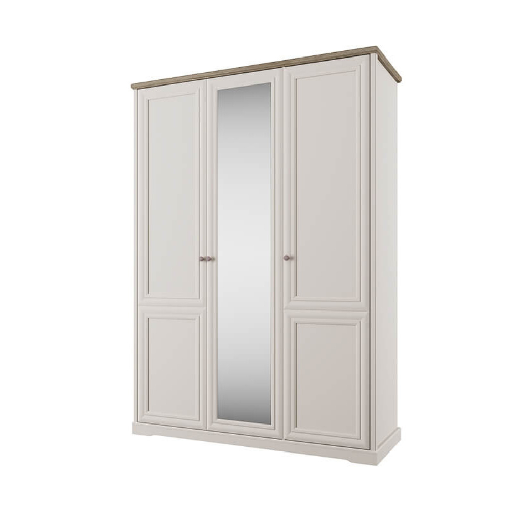 Шкаф Anrex TOSCANA NEW, 3-х дверный, Цвет ПЕРСИДСКИЙ ЖЕМЧУГ/КАНЬОН, размер 164х61х231 см, (746462)746462