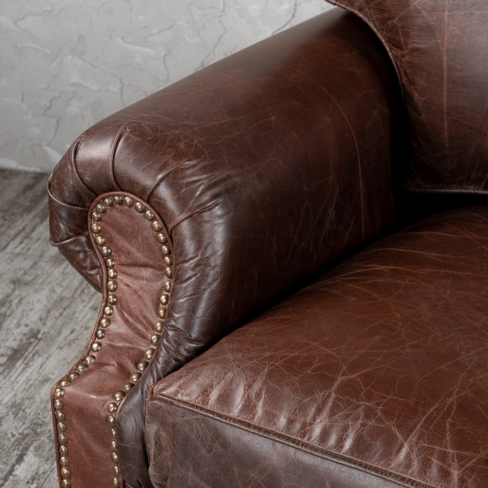 Кресло кожаное Gandy Aristokrat, размер 110х108х95 см (01702)01702