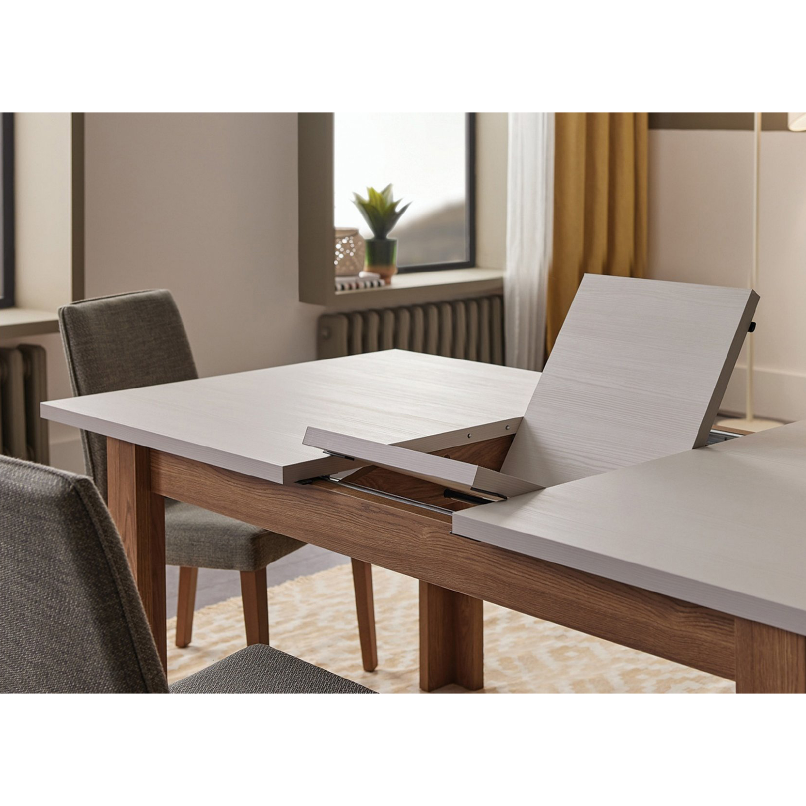 Стол обеденный Enza Home Loreto, прямоугольный, раскладной, размер 160(200)х90х77 см55555000001087 Стол обеденный Enza Home Loreto, прямоугольный, раскладной, размер 160(200)х90х77 см55555000001087