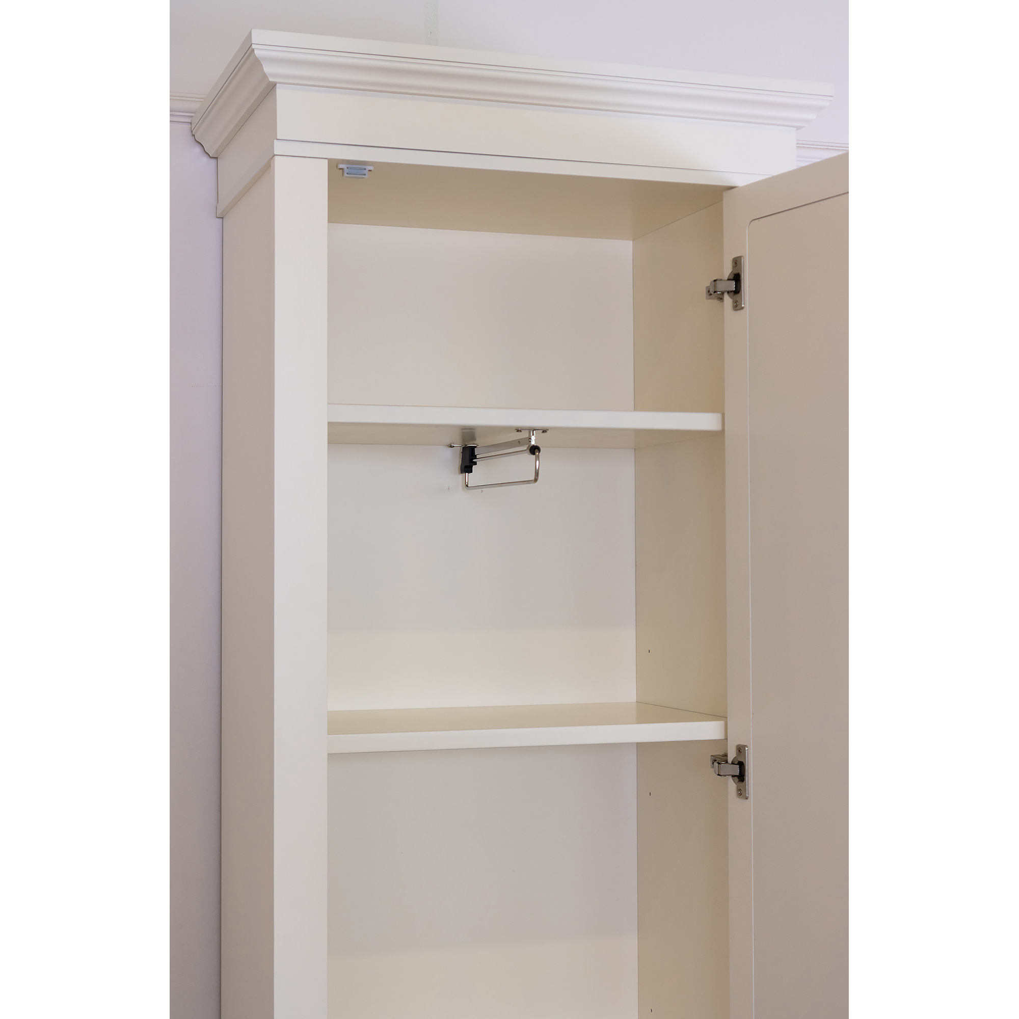 Прихожая с зеркальным шкафом Валенсия, размер 156х40х219 см, цвет: слоновая кость (M2040+М2050+М2011)M2040+М2050+М2011 Прихожая с зеркальным шкафом Валенсия, размер 156х40х219 см, цвет: слоновая кость (M2040+М2050+М2011)M2040+М2050+М2011