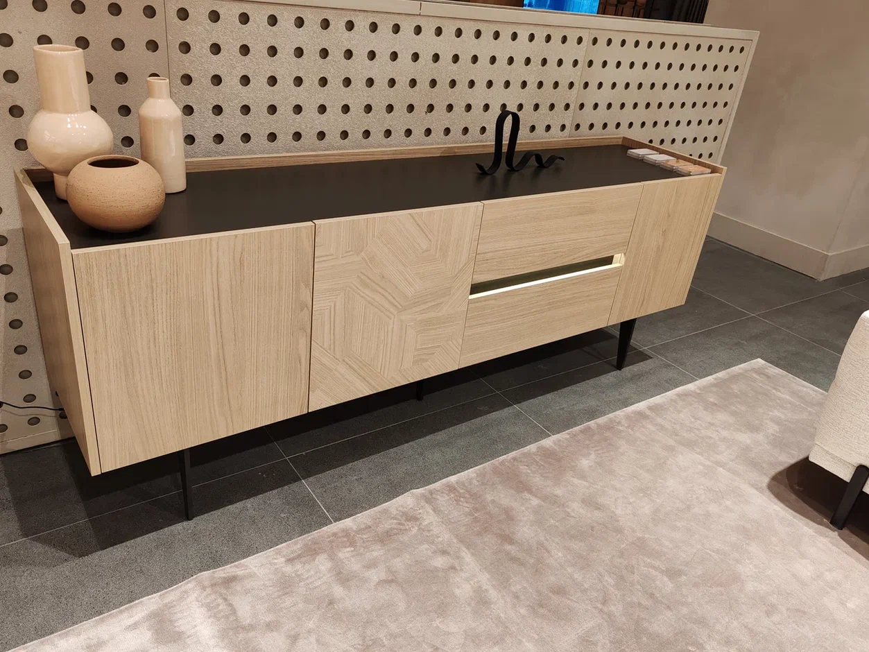 Комод-сервант с деревянной поверхностью Enza Home Terra, размер 209х47х80 см55555000002557 Комод-сервант с деревянной поверхностью Enza Home Terra, размер 209х47х80 см55555000002557