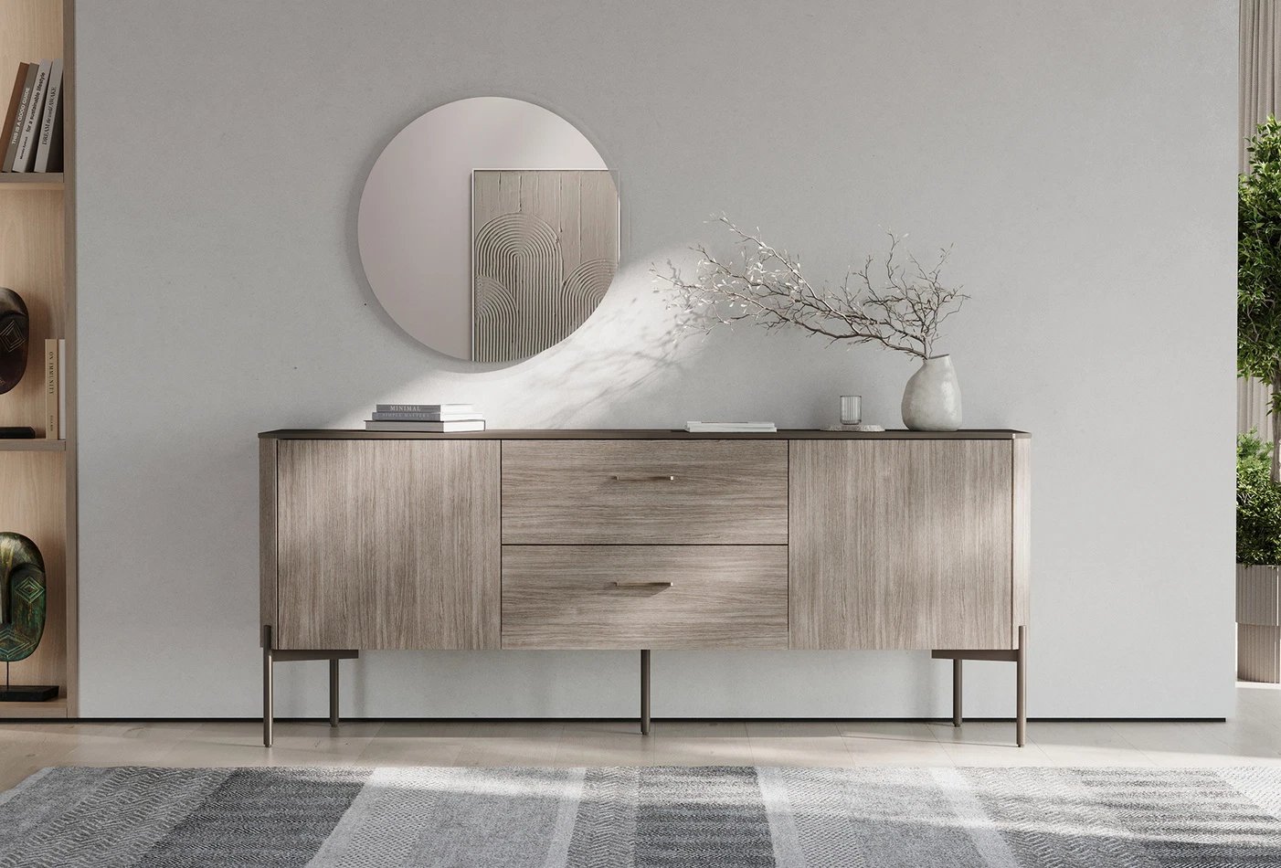 Комод-прилавок Enza Home Varena, размер 202х48х82 см55555000003050 Комод-прилавок Enza Home Varena, размер 202х48х82 см55555000003050