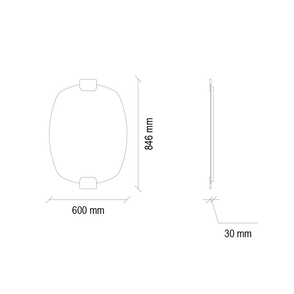 Зеркало Enza Home Cordell, размер 60х3х85 см55555000000824 Зеркало Enza Home Cordell, размер 60х3х85 см55555000000824