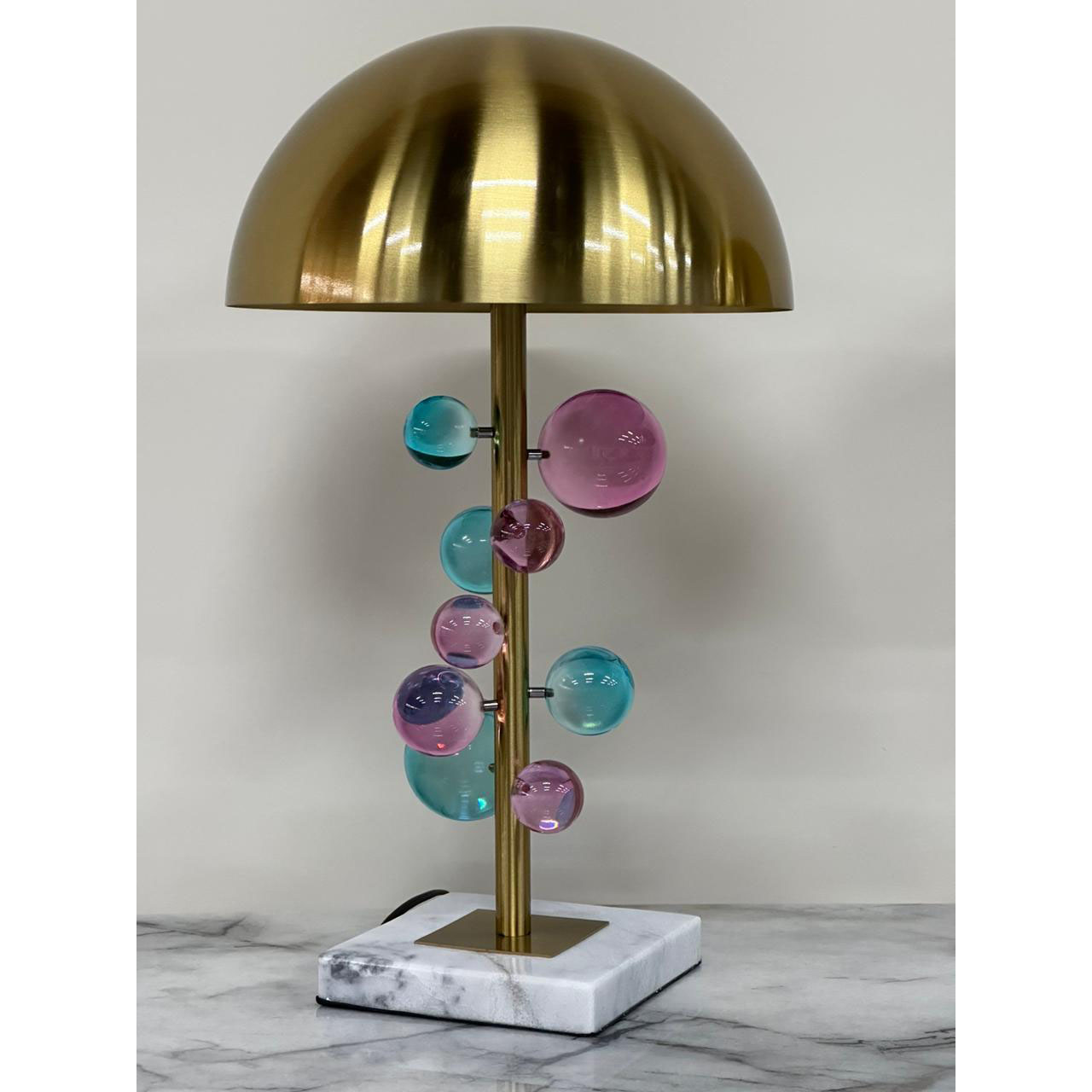 Лампа настольная IST-CASA MOLECULE с разноцветными шарами, 30х30x51 см, цвет: золото (IST-720casa)IST-720casa