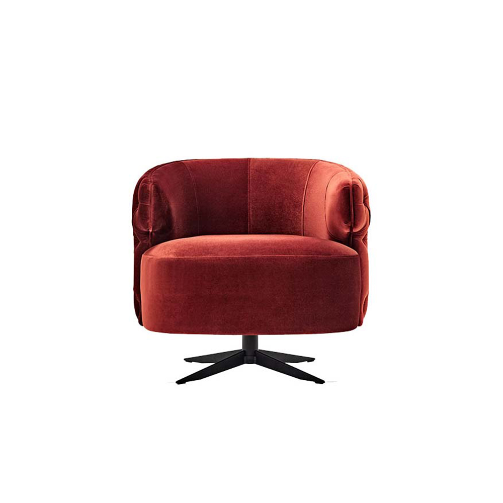 Кресло Enza Home Sirona, стеганое, поворотное, размер 84х82х78 см