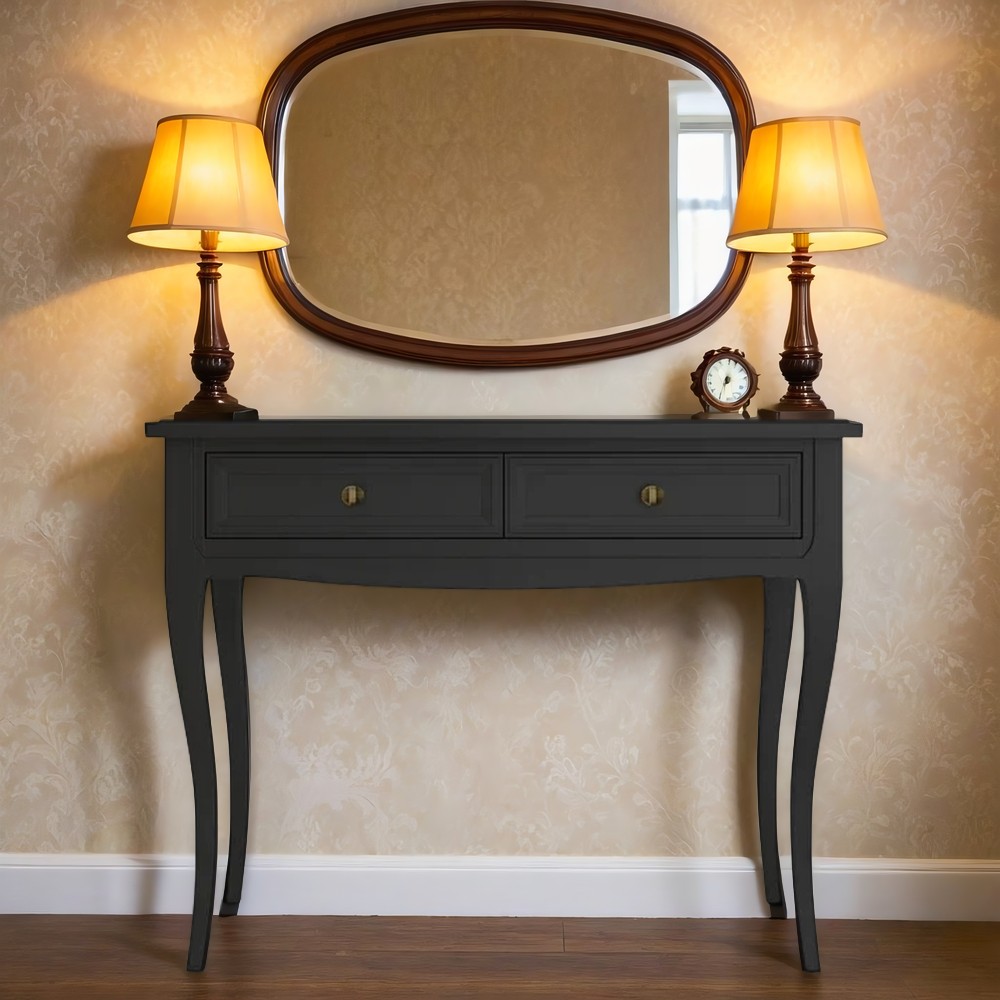 Консоль Aletan Majessa, 105х48х80 см, цвет: чёрный (M902BL)M902BL Консоль Aletan Majessa, 105х48х80 см, цвет: чёрный (M902BL)M902BL