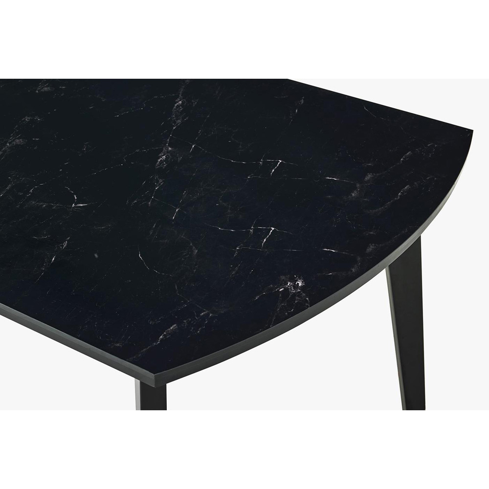 Стол обеденный чёрный Enza Home Legato, деревянные ножки, размер 180х100х76 см55555000001009 Стол обеденный чёрный Enza Home Legato, деревянные ножки, размер 180х100х76 см55555000001009